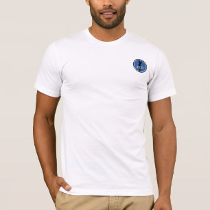 Golf Player Golfer Sports Monogrammed Blue Black T-Shirt