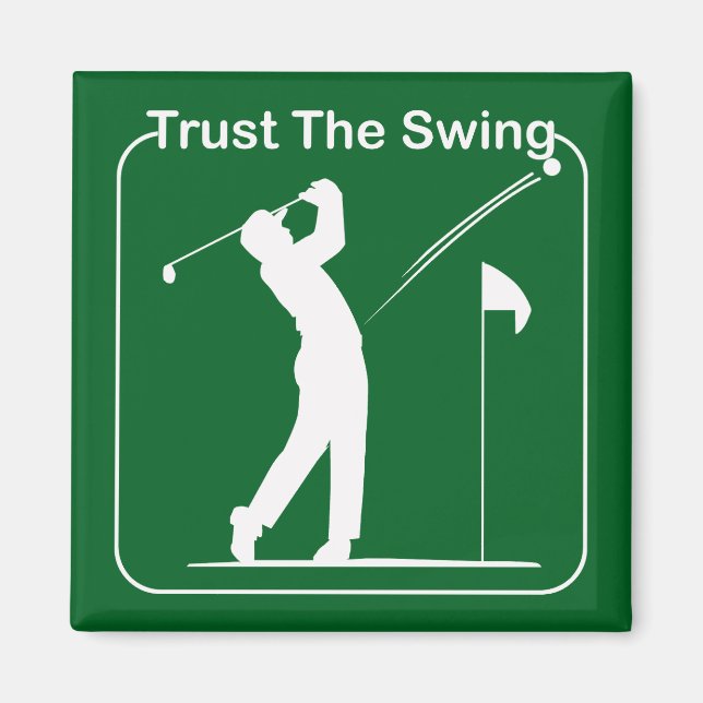 golf player magnet (Front)