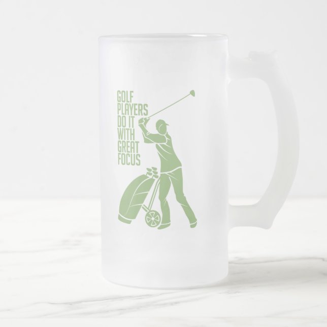 GOLF PLAYER mug - choose style & colour (Right)