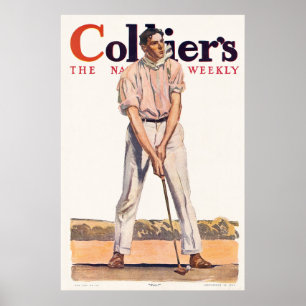 Golf Player Poster