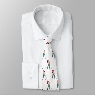 Golf Player Sport Tie