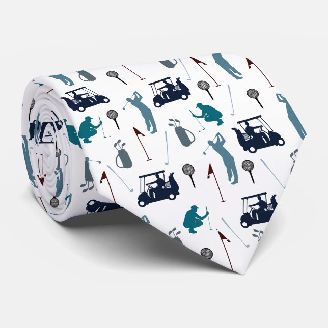 Golf Player  Tie (Rolled)