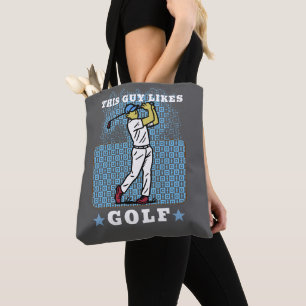 golf player tote bag