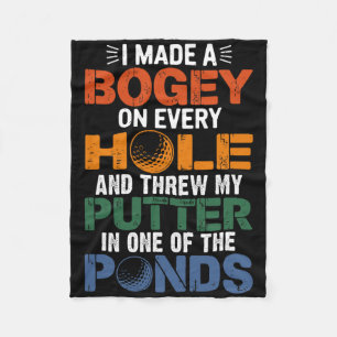 Golf Players I Made A Hole One Outdoor Sports Fleece Blanket