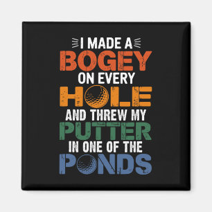 Golf Players I Made A Hole One Outdoor Sports  Magnet