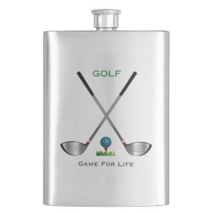 GOLF- Playing Golf is my JOB Hip Flask