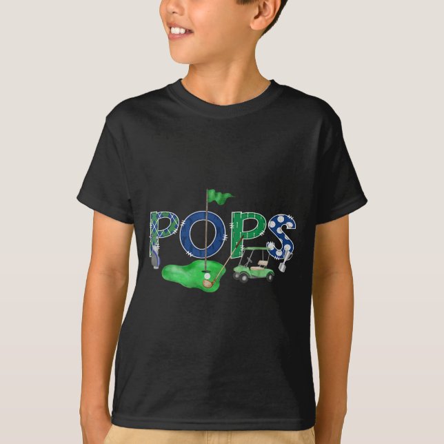 Golf Pops Hole One 1st Artwork T-Shirt (Front)