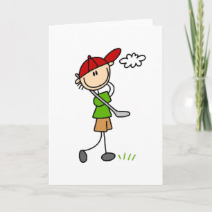 Golf Pose Card