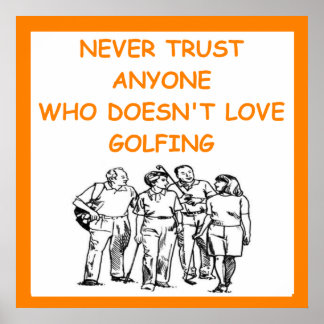 golf poster