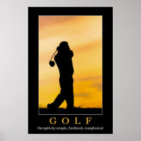 Golf poster