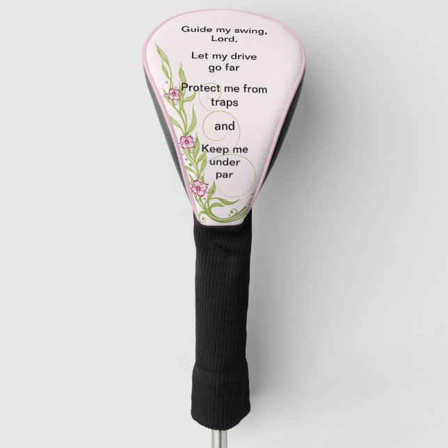 Golf Prayer Driver Head Cover (Front)