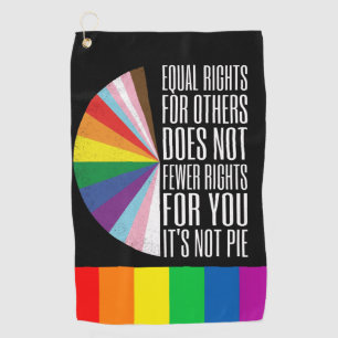 Golf Pride Month Golf Rainbow Celebration Towel