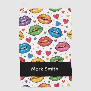 Golf Pride Month Golf Rainbow Celebration Towel