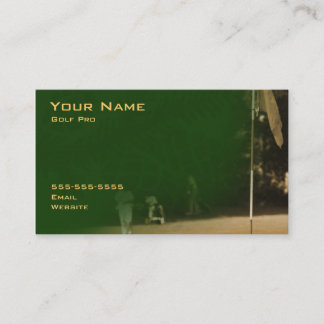 Golf Pro Business Card