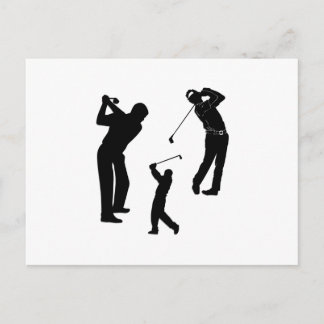 Golf Pro Postcard