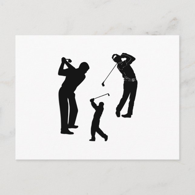 Golf Pro Postcard (Front)