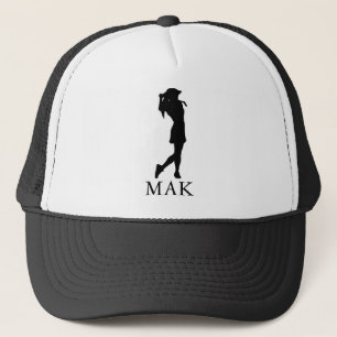Golf Pro Woman stylish personalised custom Trucker Hat