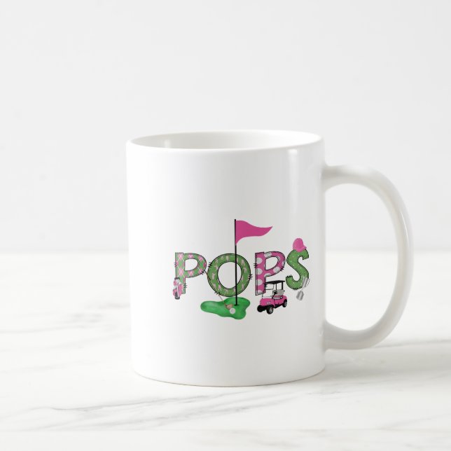 Golf Ps Nk Hole In One Golf 1st Birthday Girl  Coffee Mug (Right)