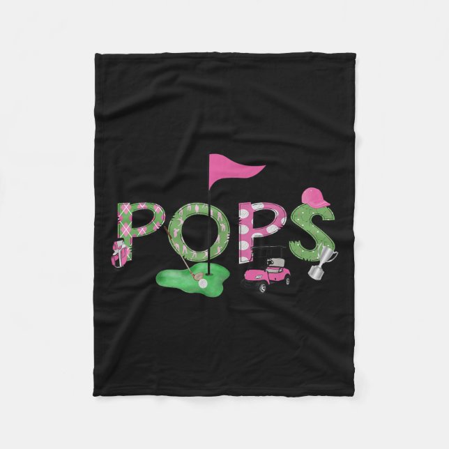 Golf Ps Nk Hole In One Golf 1st Birthday Girl  Fleece Blanket (Front)