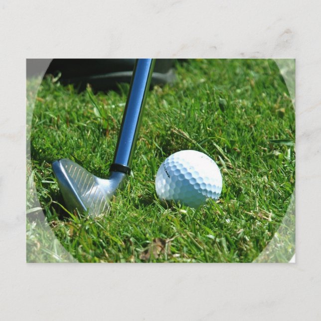 Golf Putt Postcard (Front)