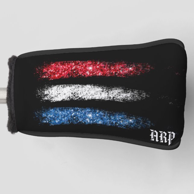 *~* Golf Putter Cover Patriotic Modern USA Flag (Front)