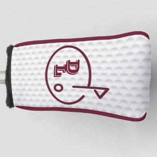 Golf Putter Cover - Personalised Design (Burgundy)