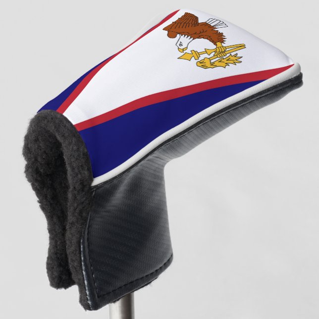Golf Putter Cover with Flag of American Samoa (3/4 Front)