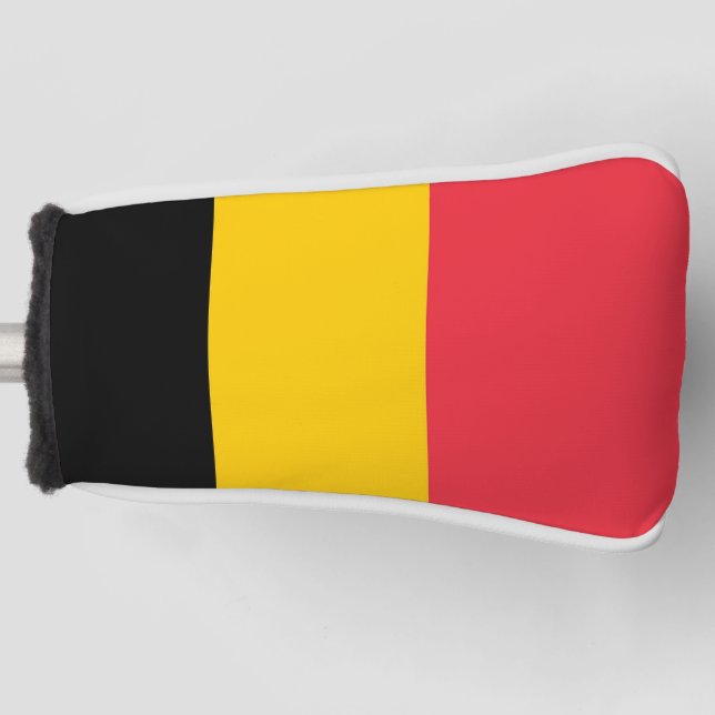 Golf Putter Cover with Flag of Belgium (Front)