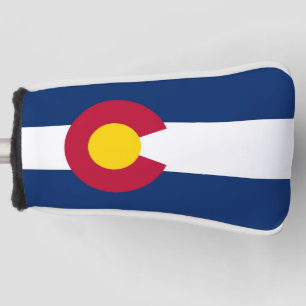 Golf Putter Cover with Flag of Colorado, USA