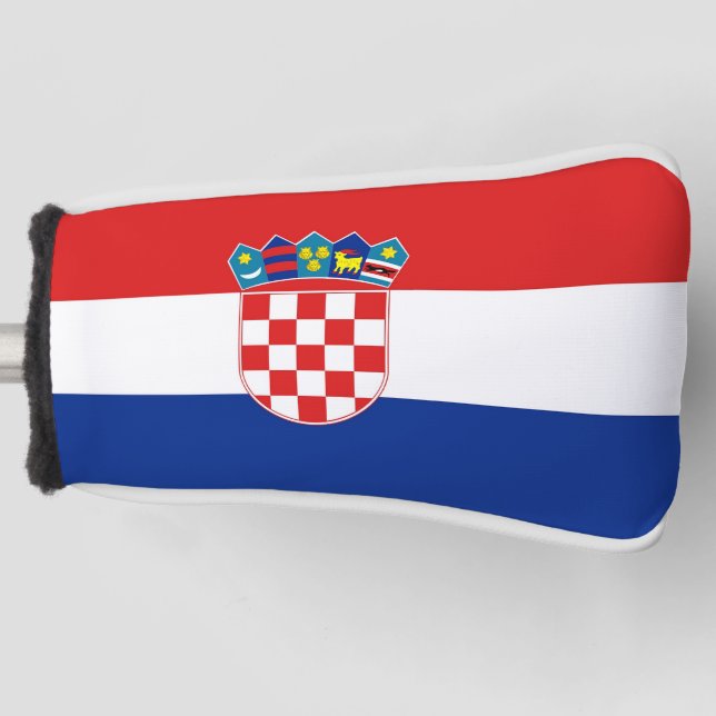 Golf Putter Cover with Flag of Croatia (Front)