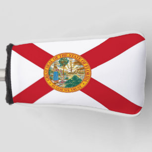 Golf Putter Cover with Flag of Florida, USA