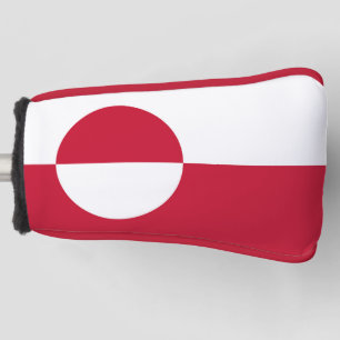 Golf Putter Cover with Flag of Greenland