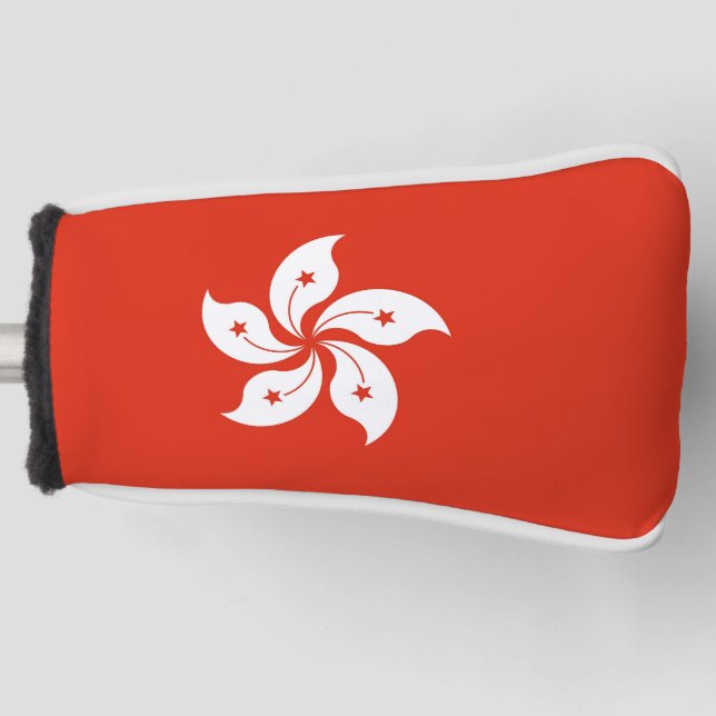 Golf Putter Cover with Flag of Hong Kong (Front)