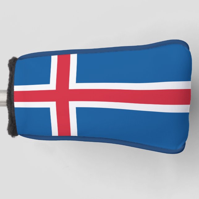 Golf Putter Cover with Flag of Iceland (Front)