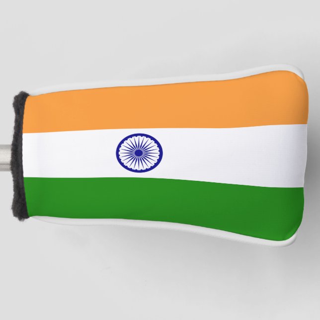 Golf Putter Cover with Flag of India (Front)