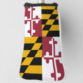 Golf Putter Cover with Flag of Maryland, USA (Rotate 90)