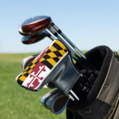 Golf Putter Cover with Flag of Maryland, USA (In Situ)
