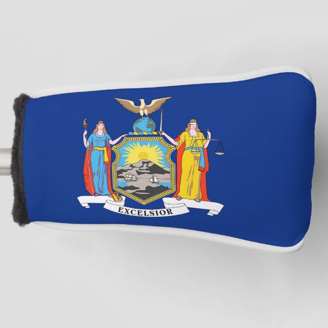 Golf Putter Cover with Flag of New York, USA (Front)