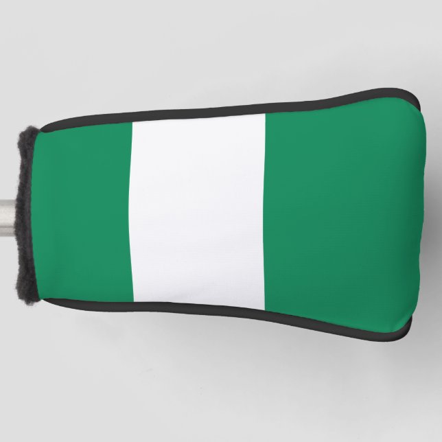 Golf Putter Cover with Flag of Nigeria (Front)