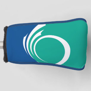 Golf Putter Cover with Flag of Ottawa, Canada