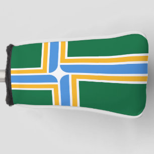 Golf Putter Cover with Flag of Portland, USA