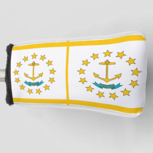 Golf Putter Cover with Flag of Rhode Island, USA