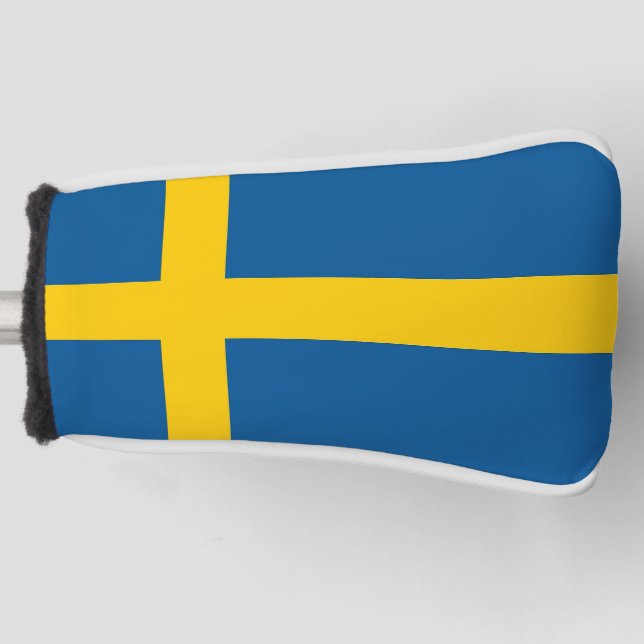 Golf Putter Cover with Flag of Sweden (Front)