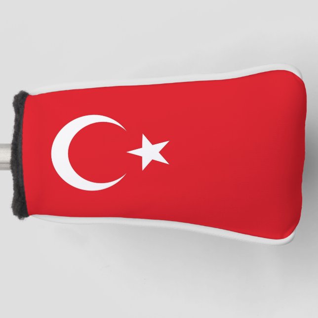 Golf Putter Cover with Flag of Turkey (Front)