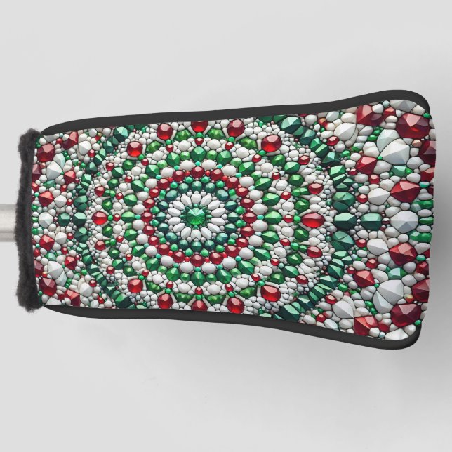 Golf Putter Cover with Italian Colours Design (Front)