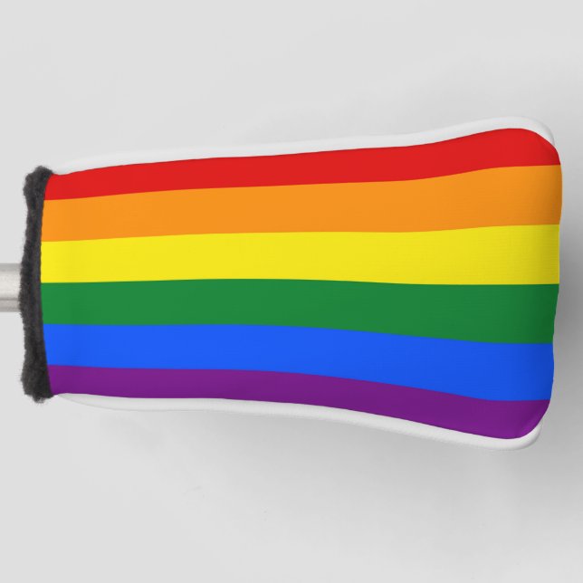 Golf Putter Cover with Pride Flag of LGBT (Front)