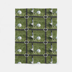 Golf Putter Fleece Blanket
