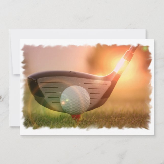 Golf Putter Invitation (Front)
