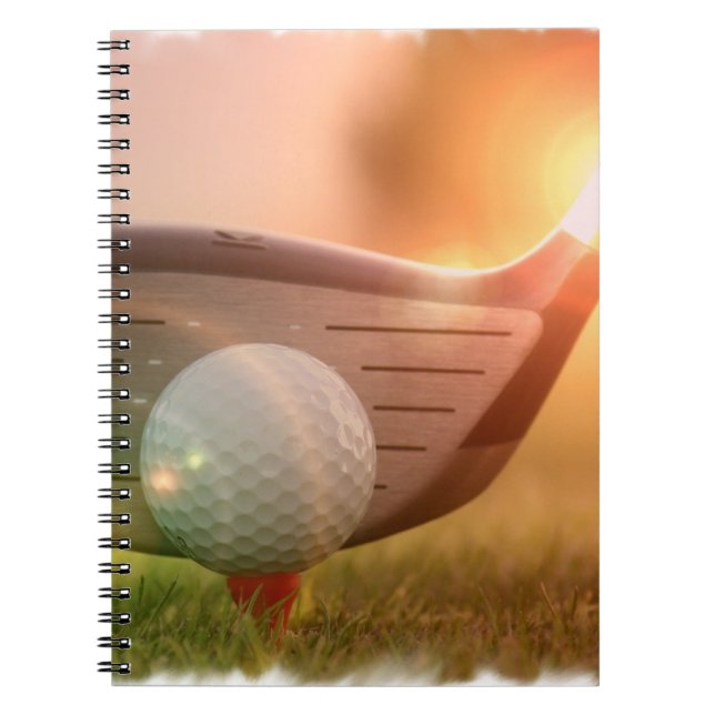 Golf Putter  Notebook (Front)