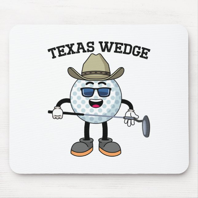 Golf Putter Texas Wedge Golf Club Texas Cowboy Cou Mouse Mat (Front)